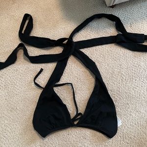 Adika Black Wrap Shirt